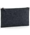 BG725 BagBase Felt Accessory Pouch Charcoal Melange colour image